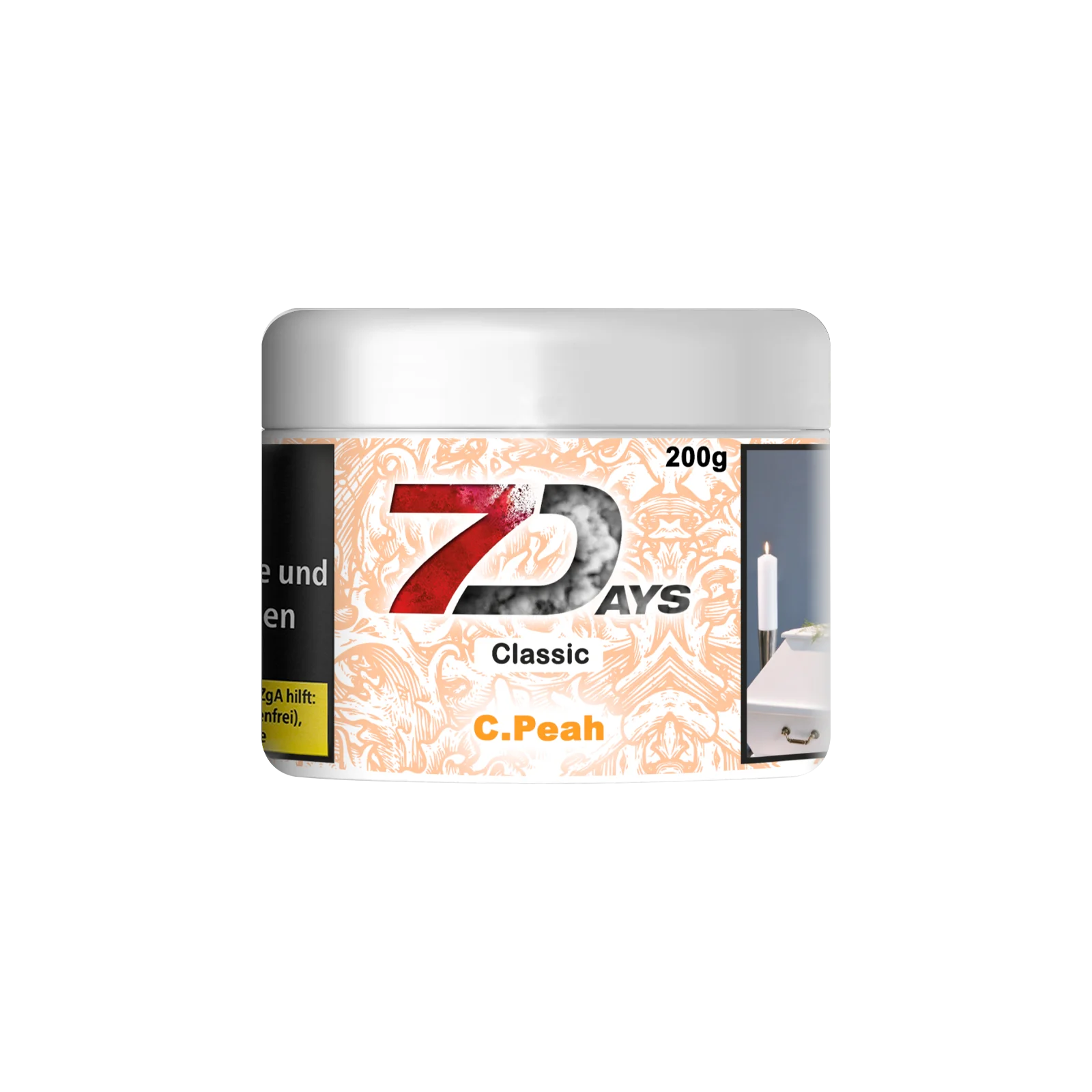 7 Days Shisha Tabak 200g - C. Peah