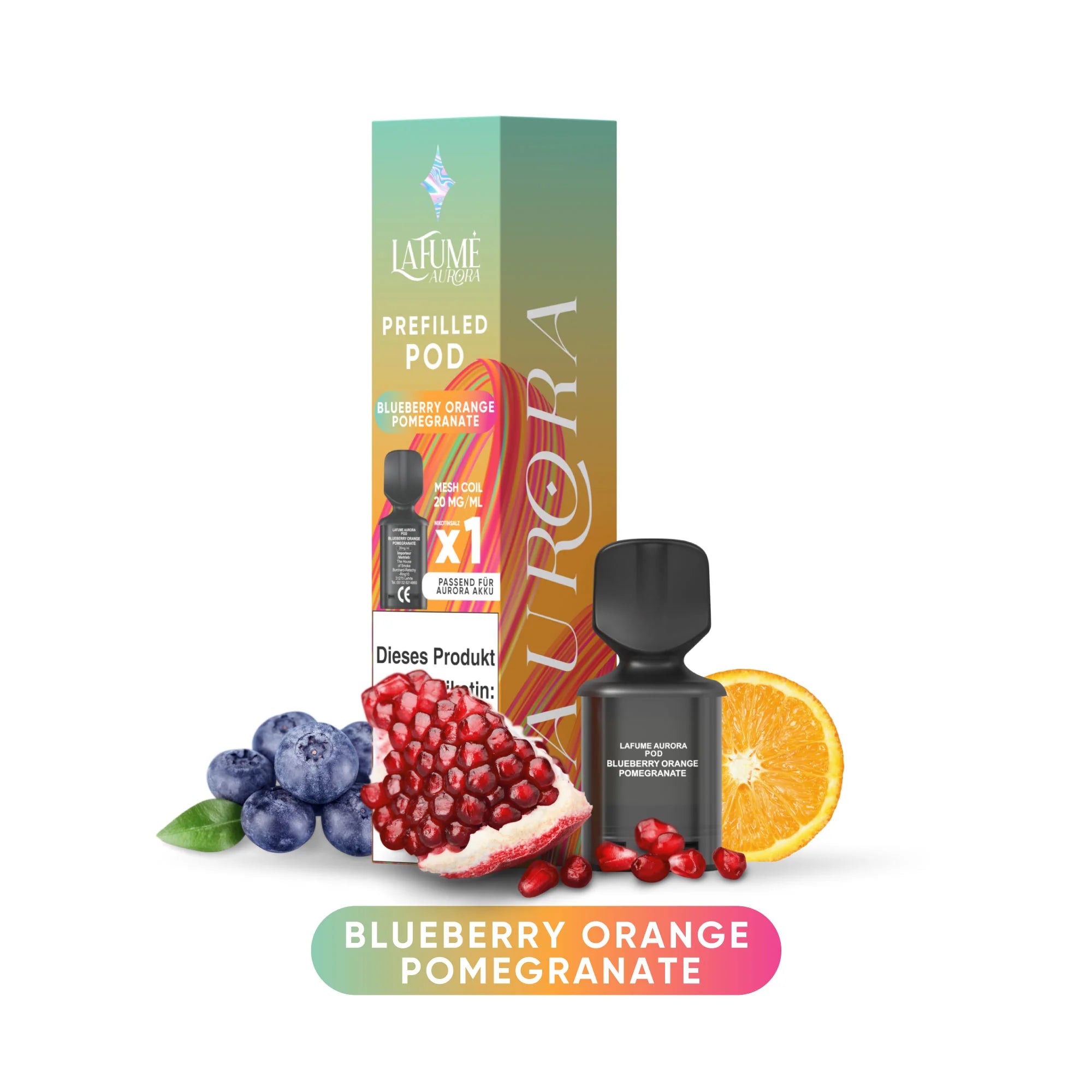Lafume Aurora Pod - Blueberry Orange Pomegranate