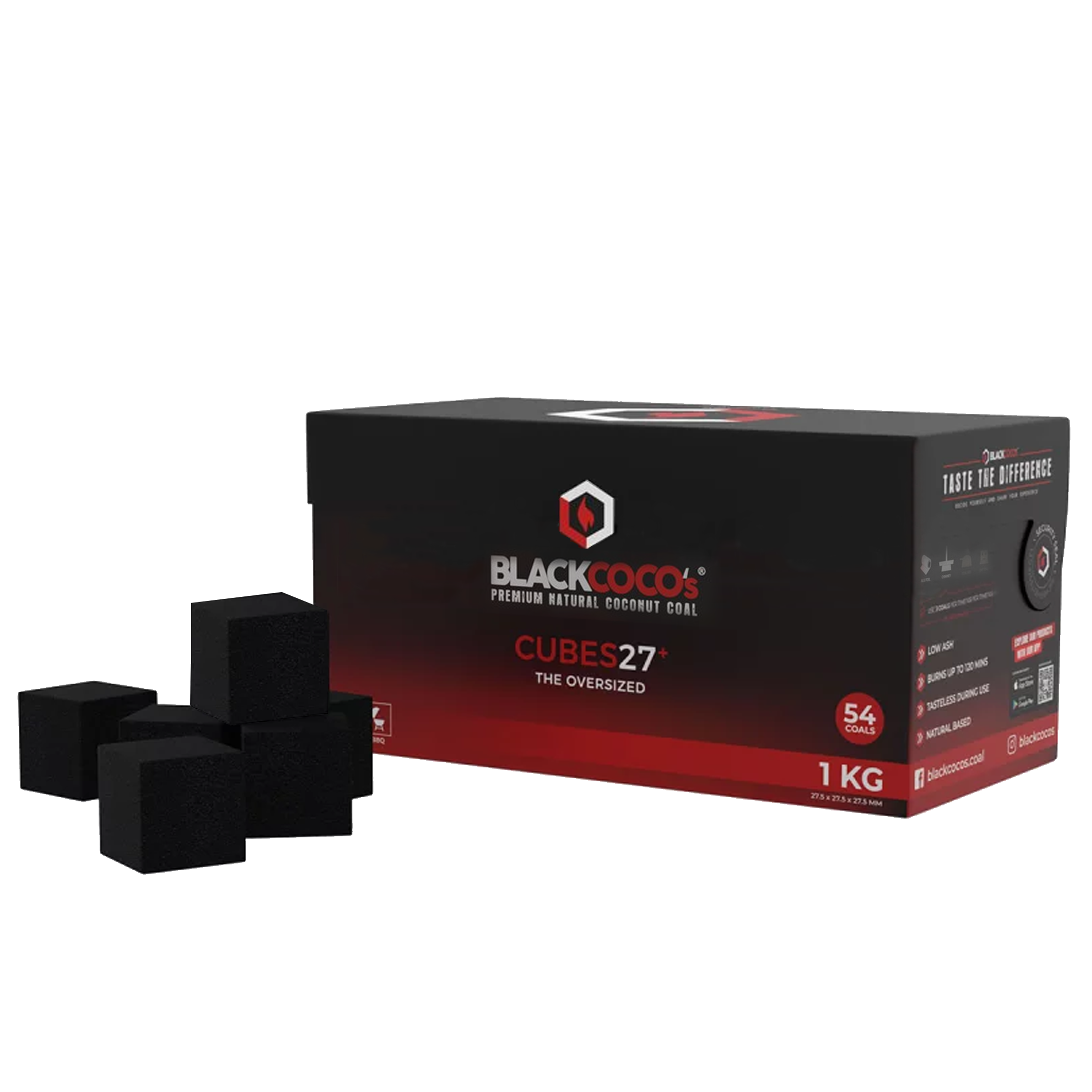 Black Coco's 27er Shisha Kohle - 1 kg
