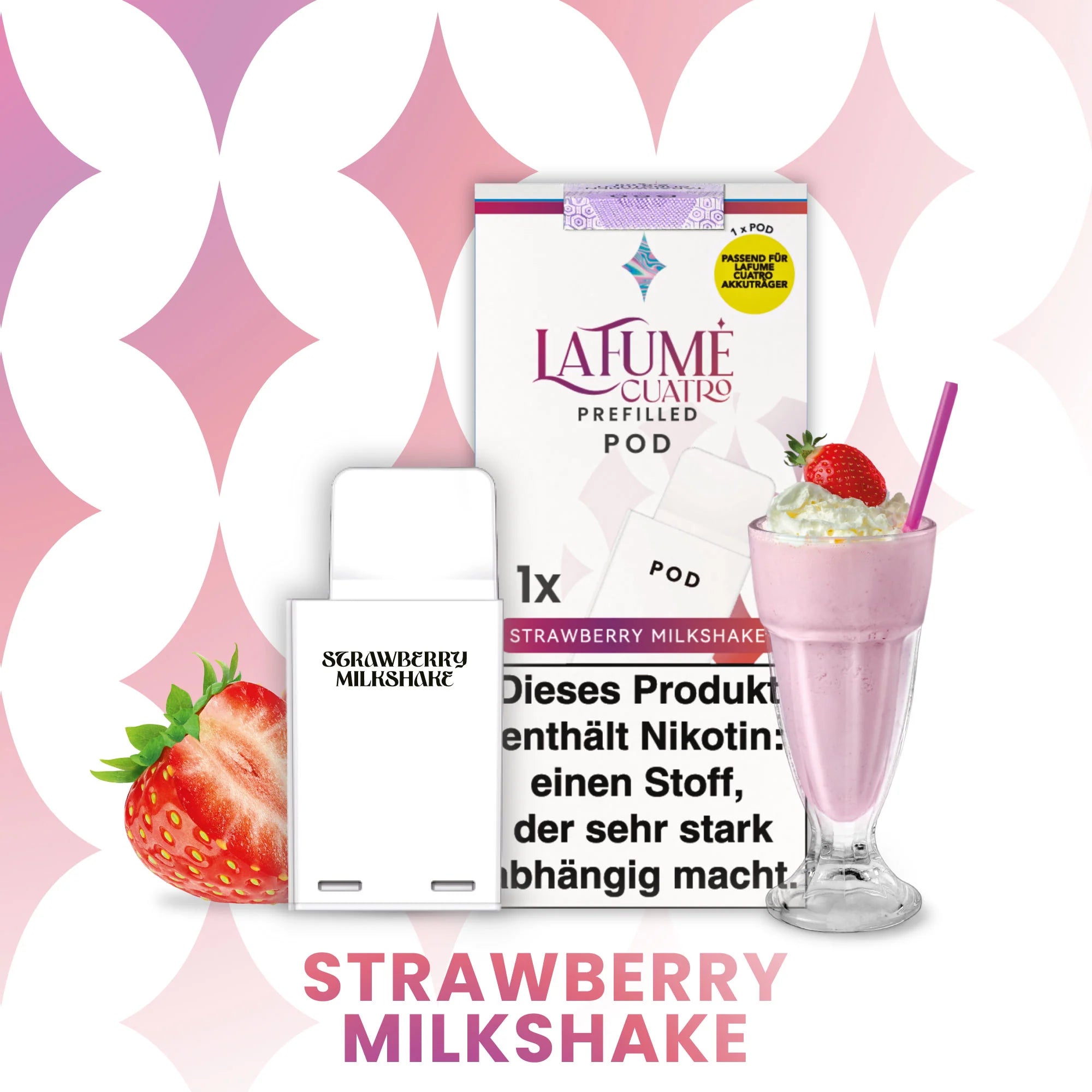 Lafume Cuatro Pod - Strawberry Milkshake