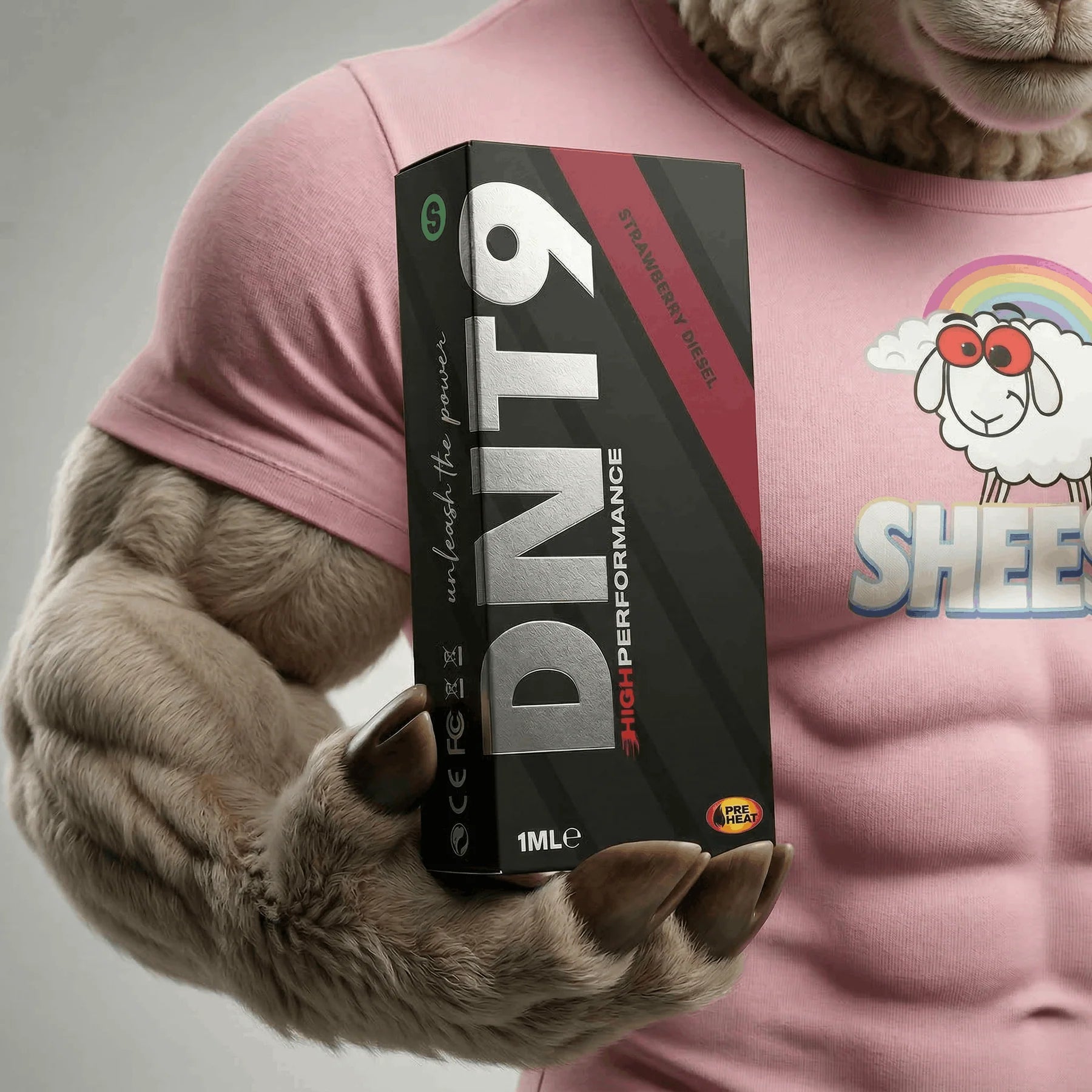 SHEESH High Performance DNT-9 Strawberry Diesel Vape 1ml