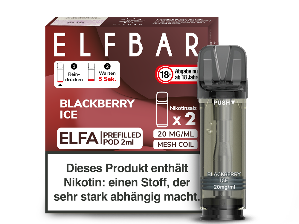 ELFBAR ELFA Pods 2Stk - Blackberry Ice