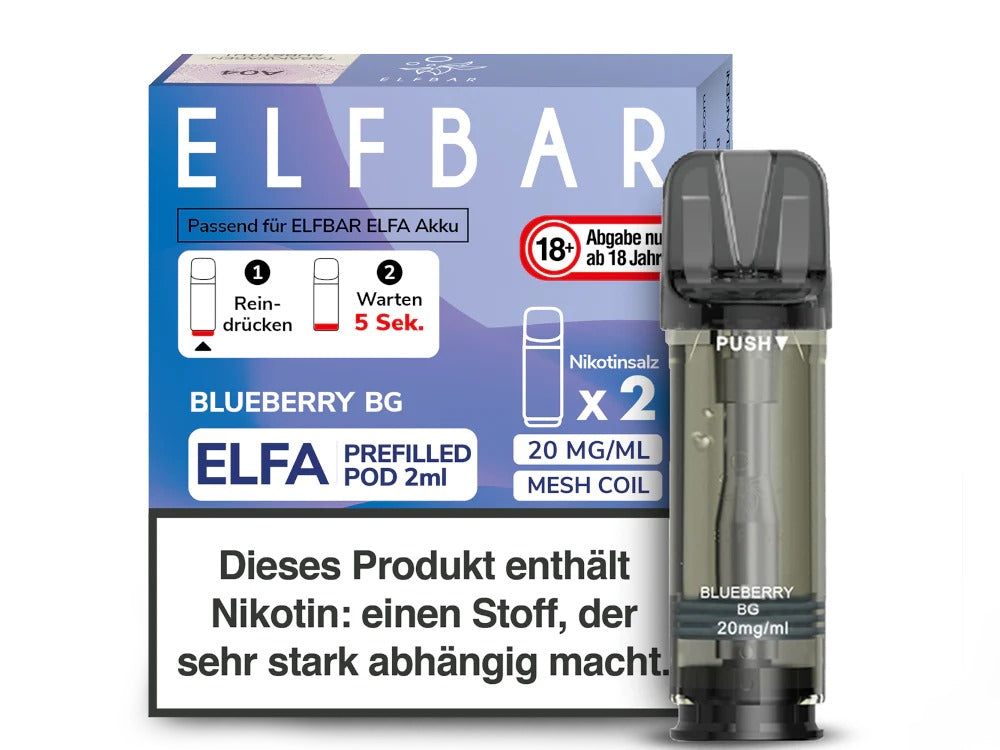 ELFBAR ELFA  Pods 2Stk - Blueberry Bubble Gum