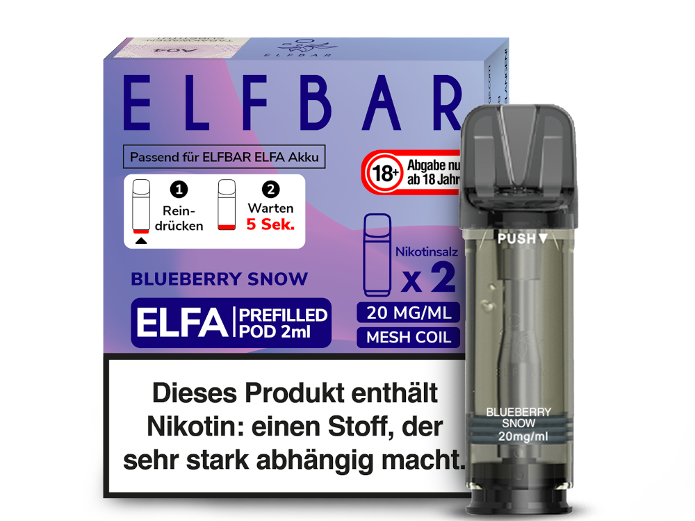 ELFBAR ELFA Pods 2Stk - Berry Snoow