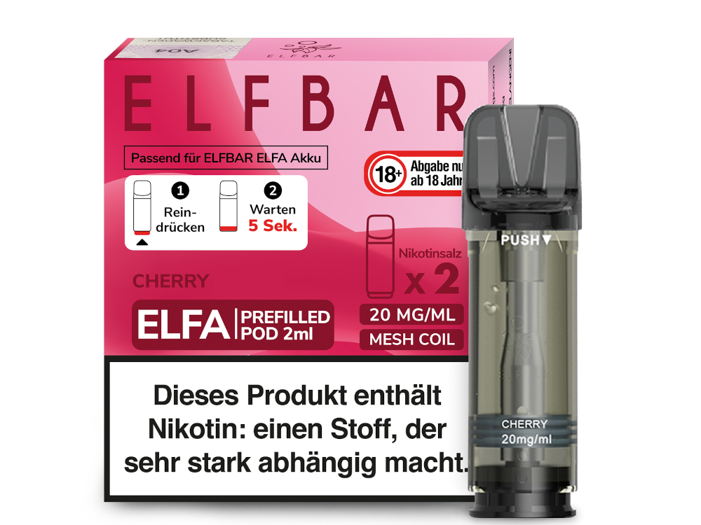 ELFBAR ELFA Pods 2Stk - Cherry