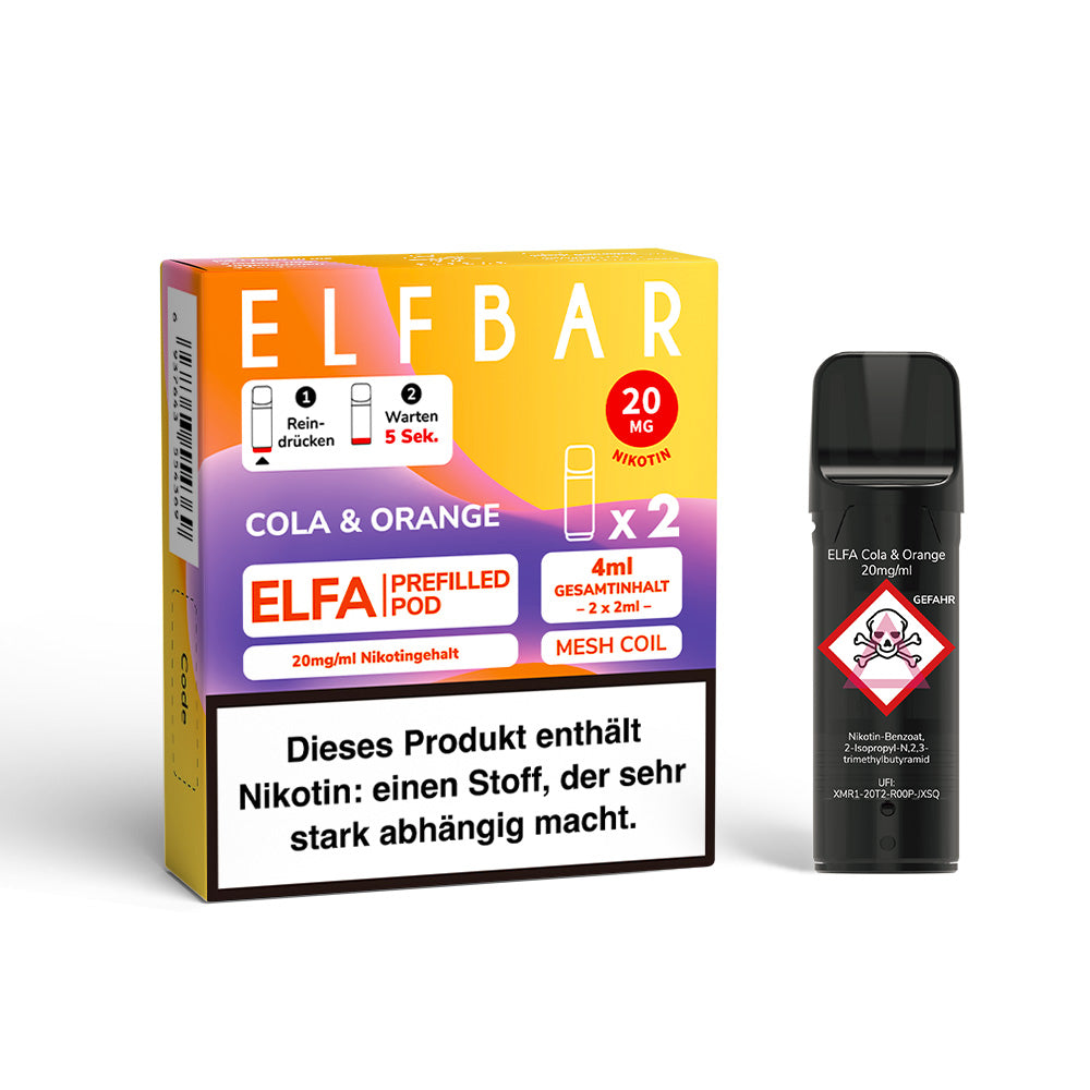 ELFBAR ELFA Pods 2Stk - Cola & Orange