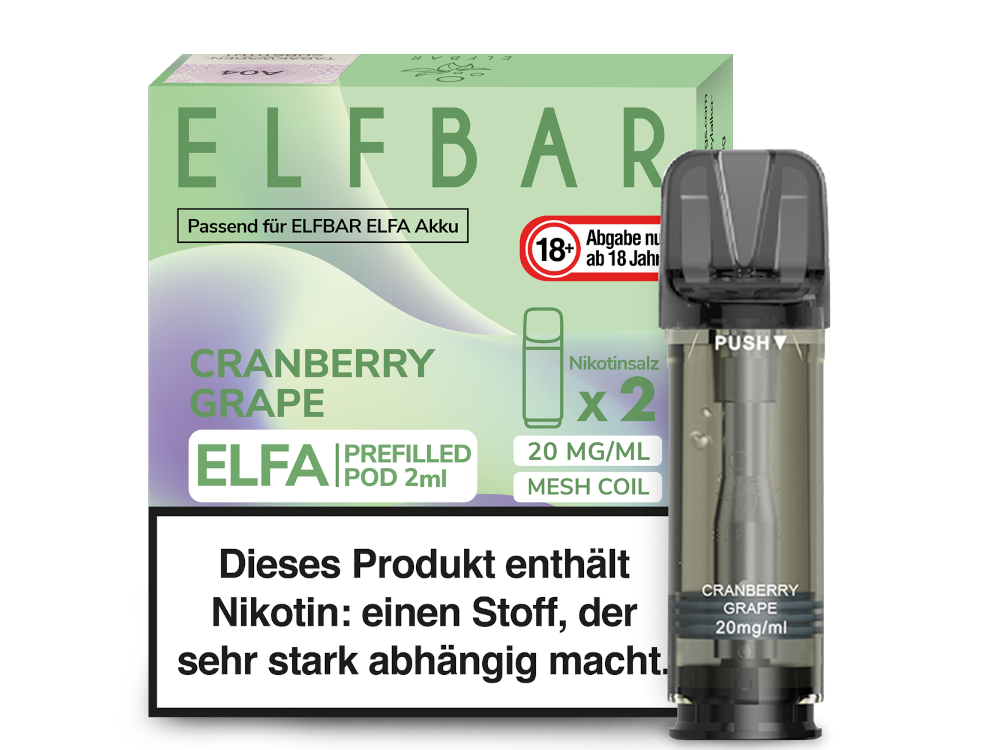 ELFBAR ELFA Pods 2Stk - Cranberry Grape