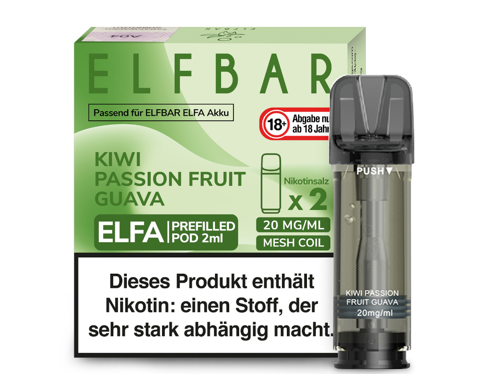 ELFBAR ELFA Pods 2Stk - Kiwi Passion Fruit Guava