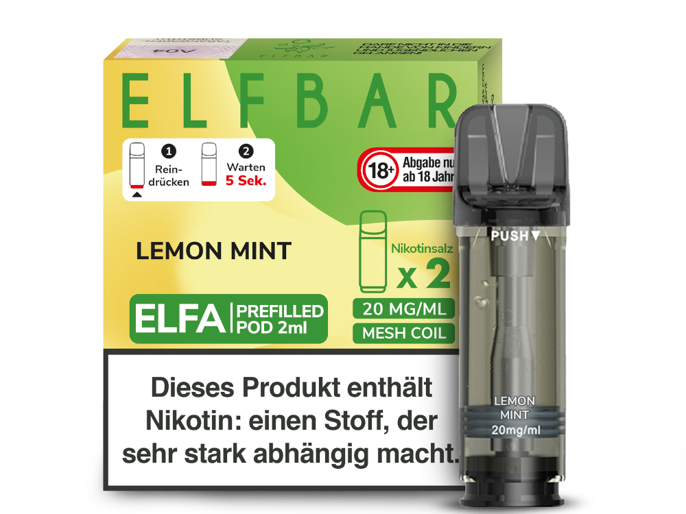ELFBAR ELFA Pods 2Stk - Lemon Mint