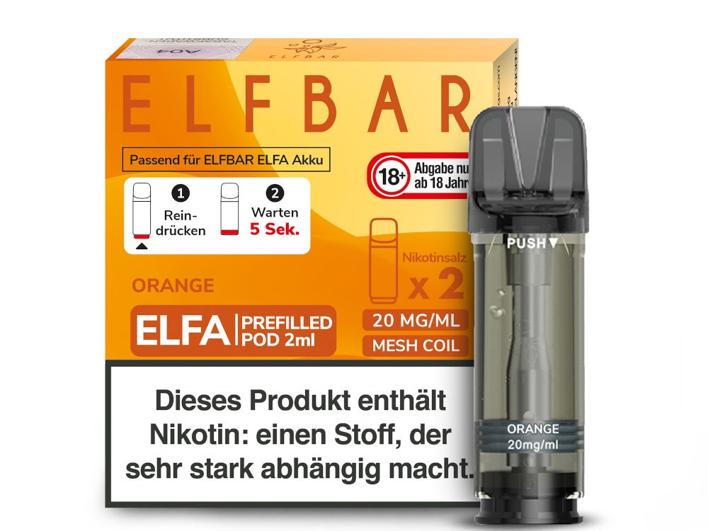 ELFBAR ELFA Pods 2Stk - Orange