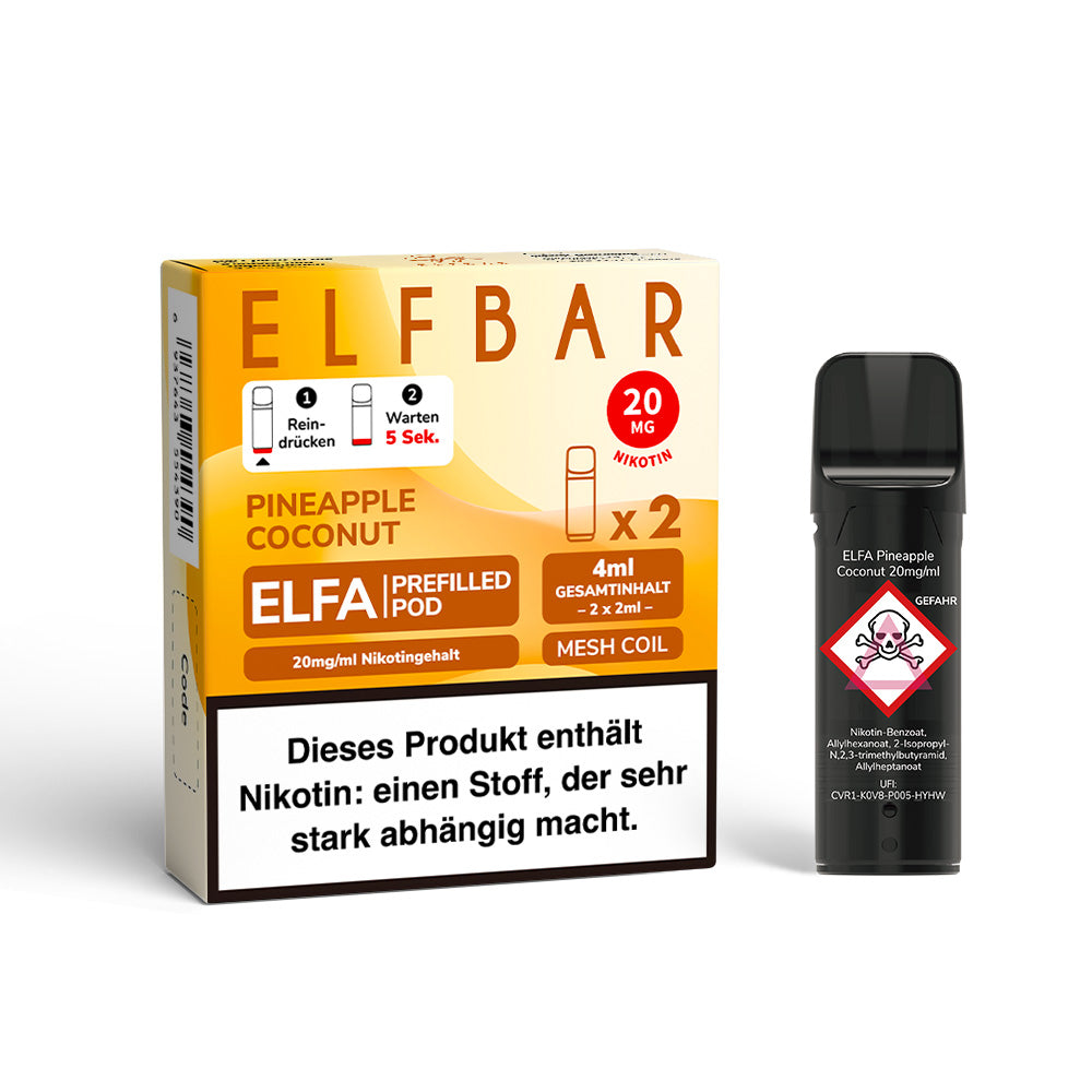 ELFBAR ELFA Pods 2Stk - Pineapple Coconut