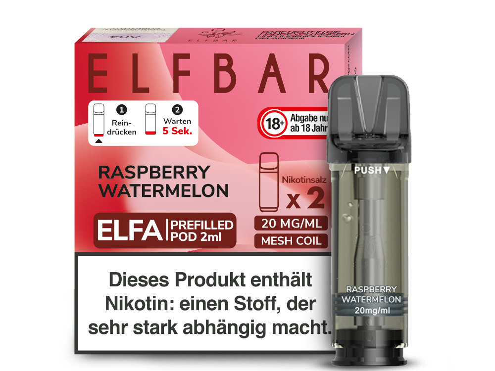 ELFBAR ELFA Pods 2Stk - Raspberry Watermelon