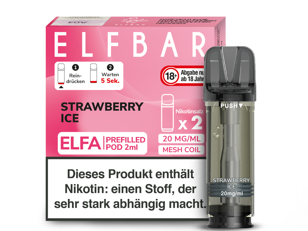 ELFBAR ELFA Pods 2Stk - Strawberry Ice