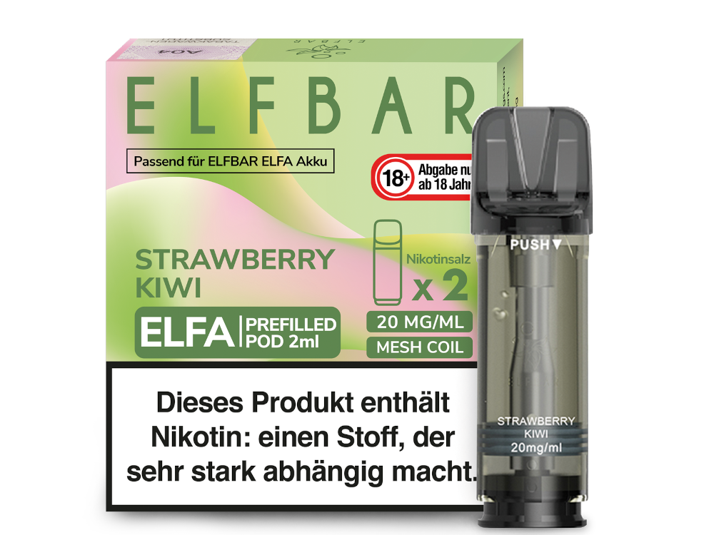 ELFBAR ELFA Pods 2Stk - Strawberry Kiwi