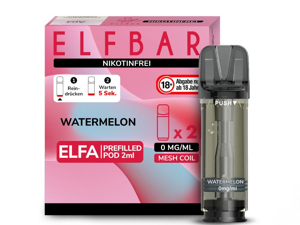 ELFBAR ELFA Pods 2Stk - Watermelon (Nikotinfrei)