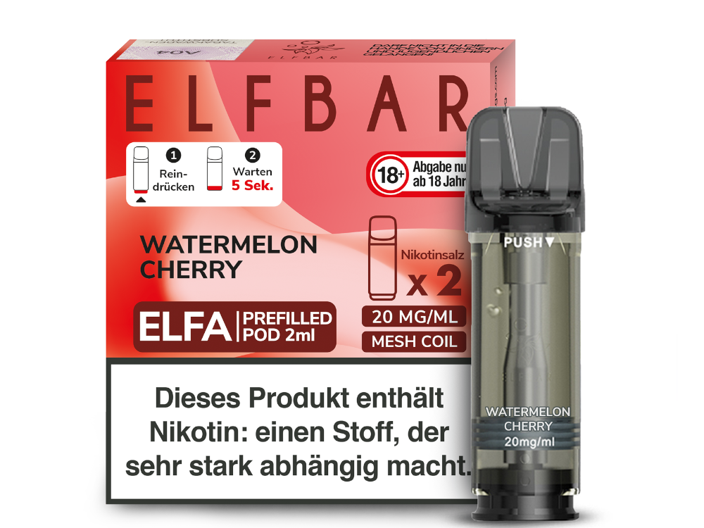 ELFBAR ELFA Pods 2Stk - Watermelon Cherry