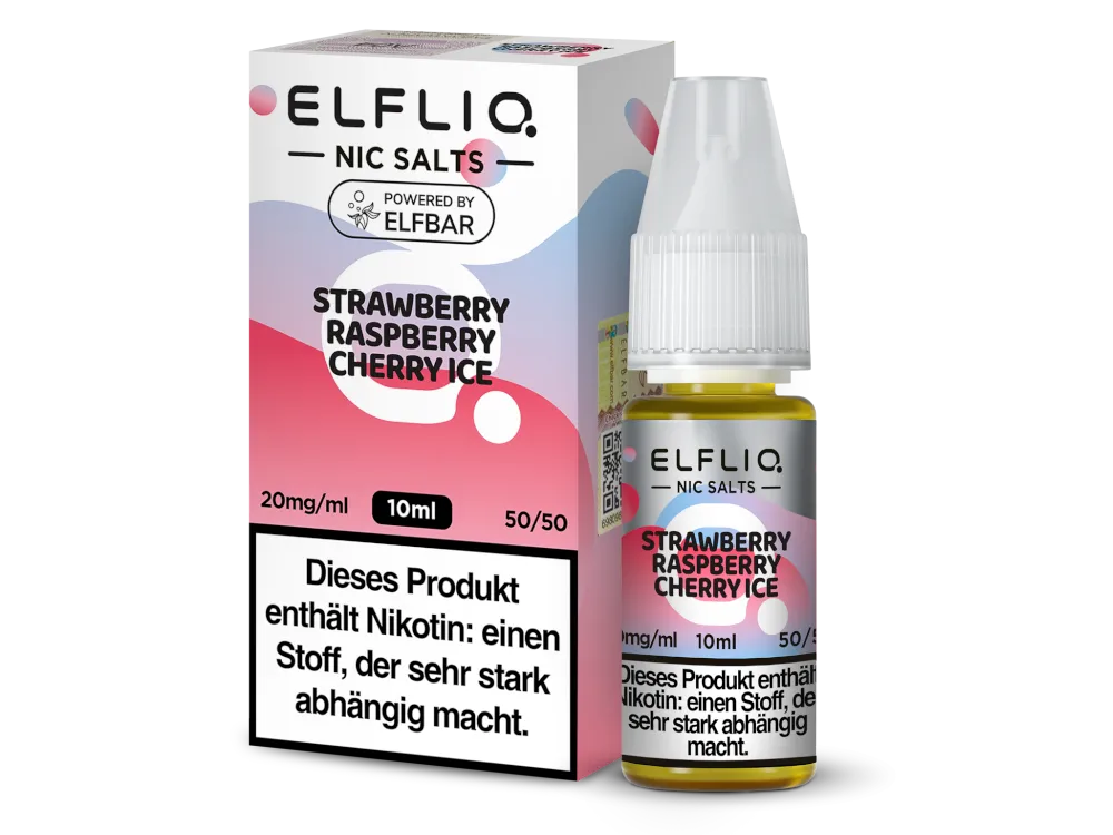 ELFBAR ELFLIQ - Strawberry Raspberry Cherry Ice