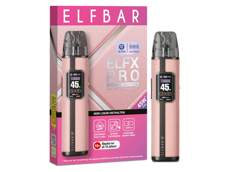 Elfbar ELFX Pro Pod Kit in Pink