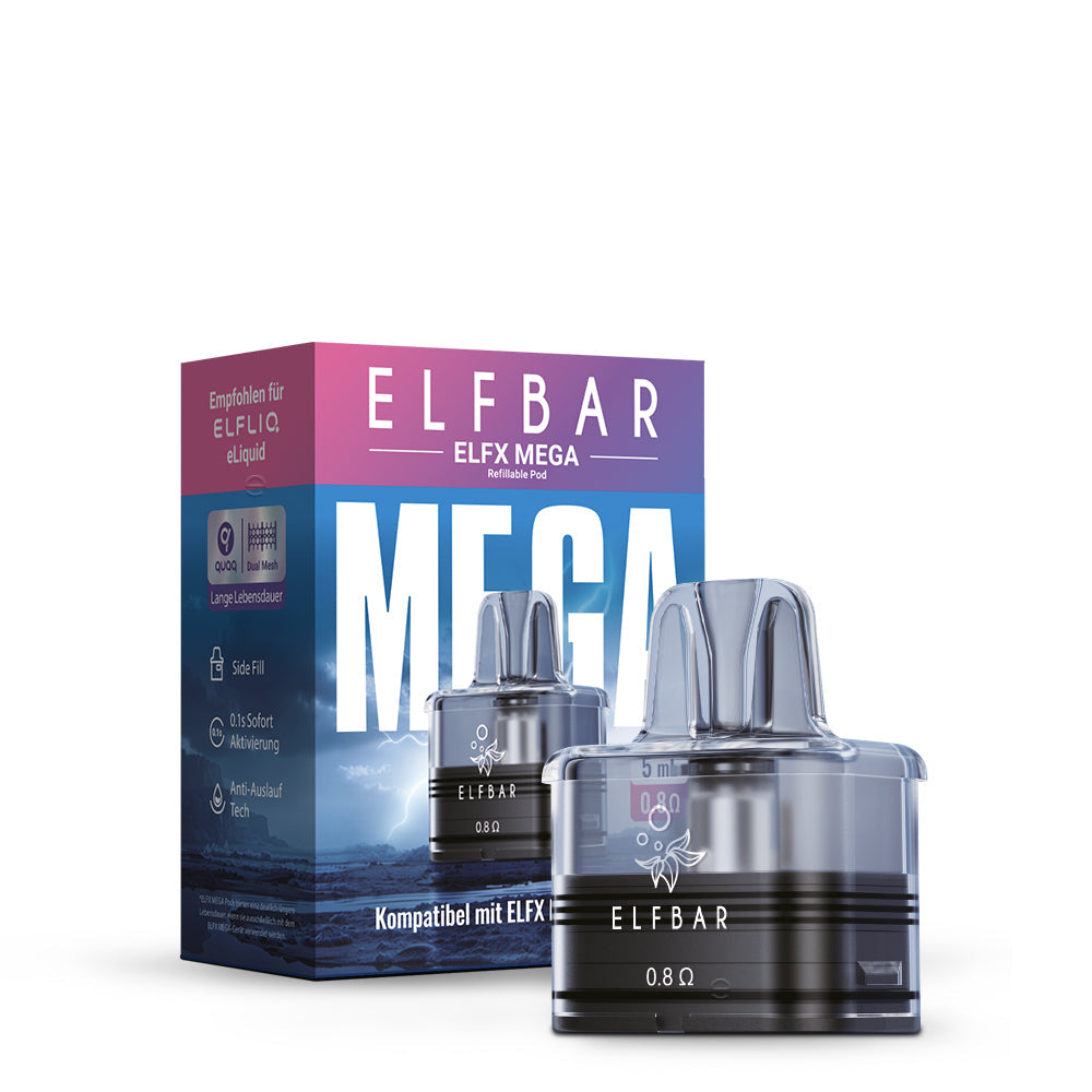 Elfbar ELFX Mega Pod 5 ml mit 0,8 Ohm