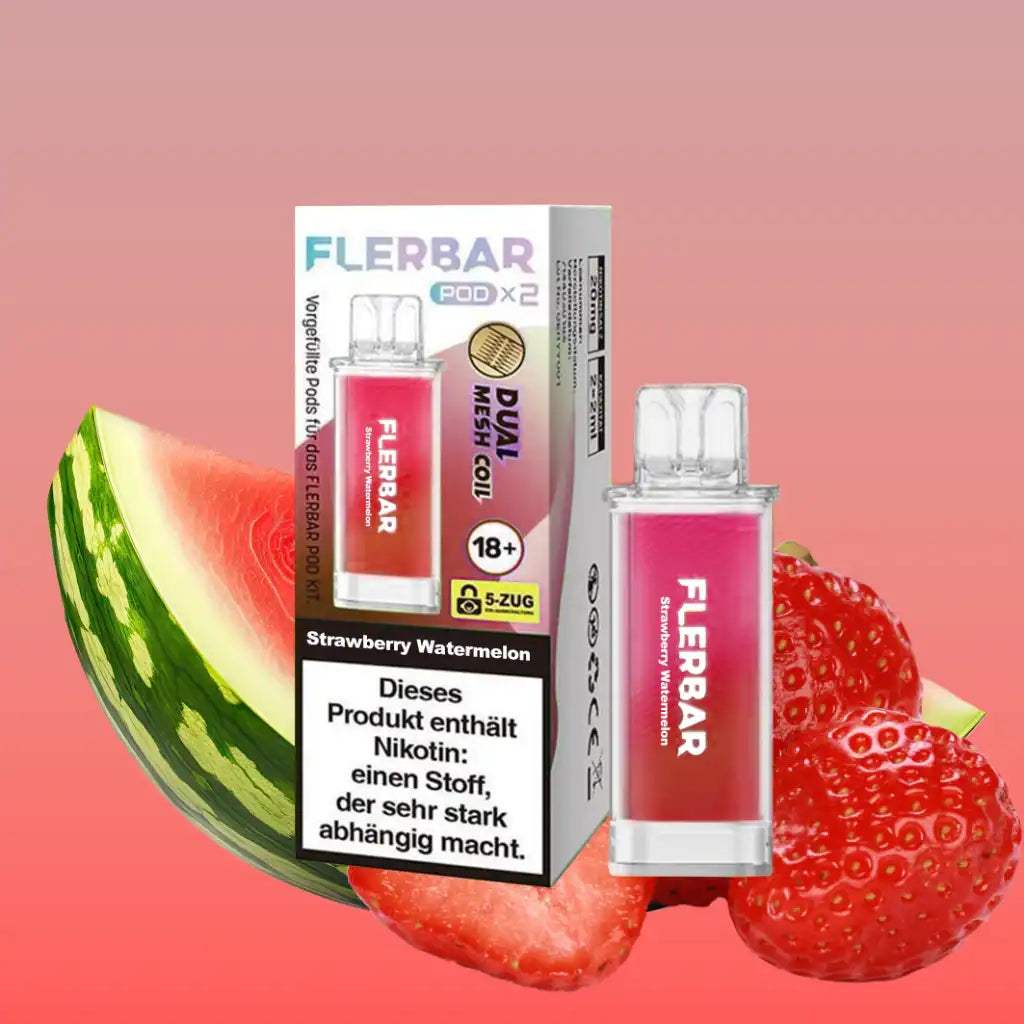 Flerbar Pod 2Stk - Strawberry Watermelon