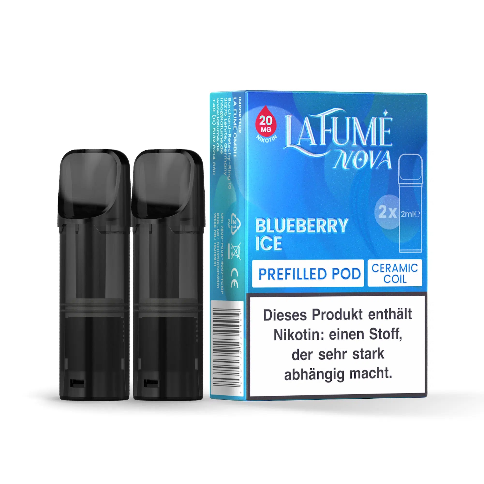 La Fume Nova Pods 2Stk - Blueberry Ice