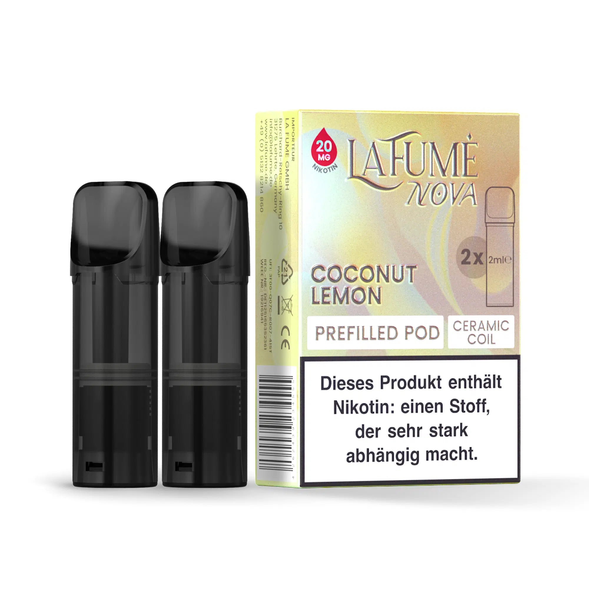 La Fume Nova Pods 2Stk - Coconut Lemon