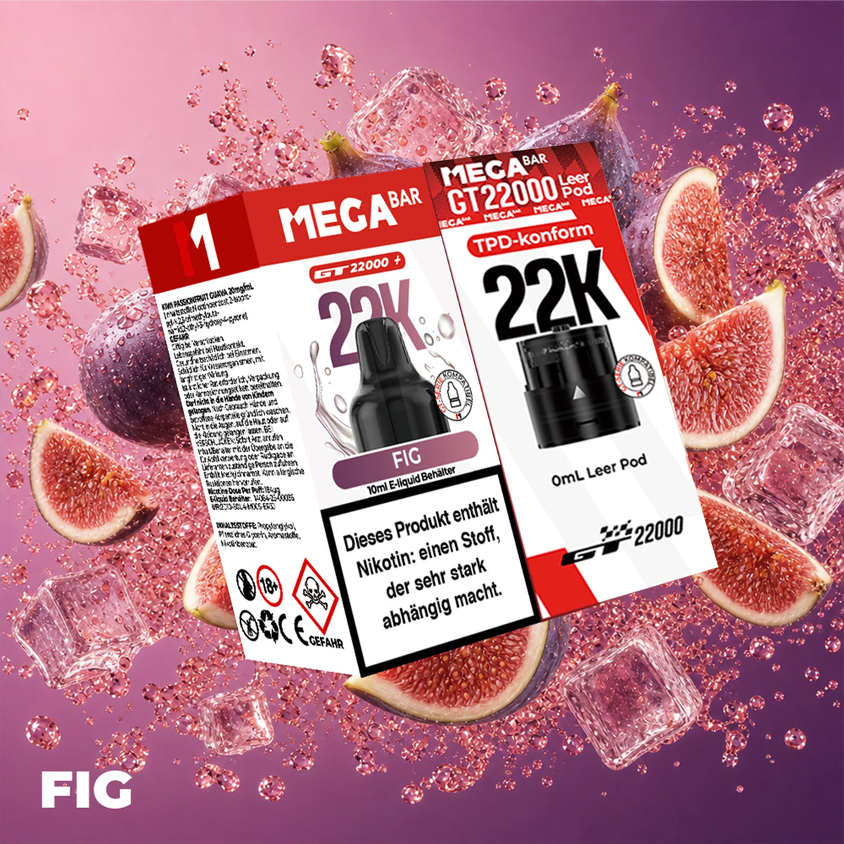 MEGABAR 22K Pod Fig Feige Wechselpod für GT22000