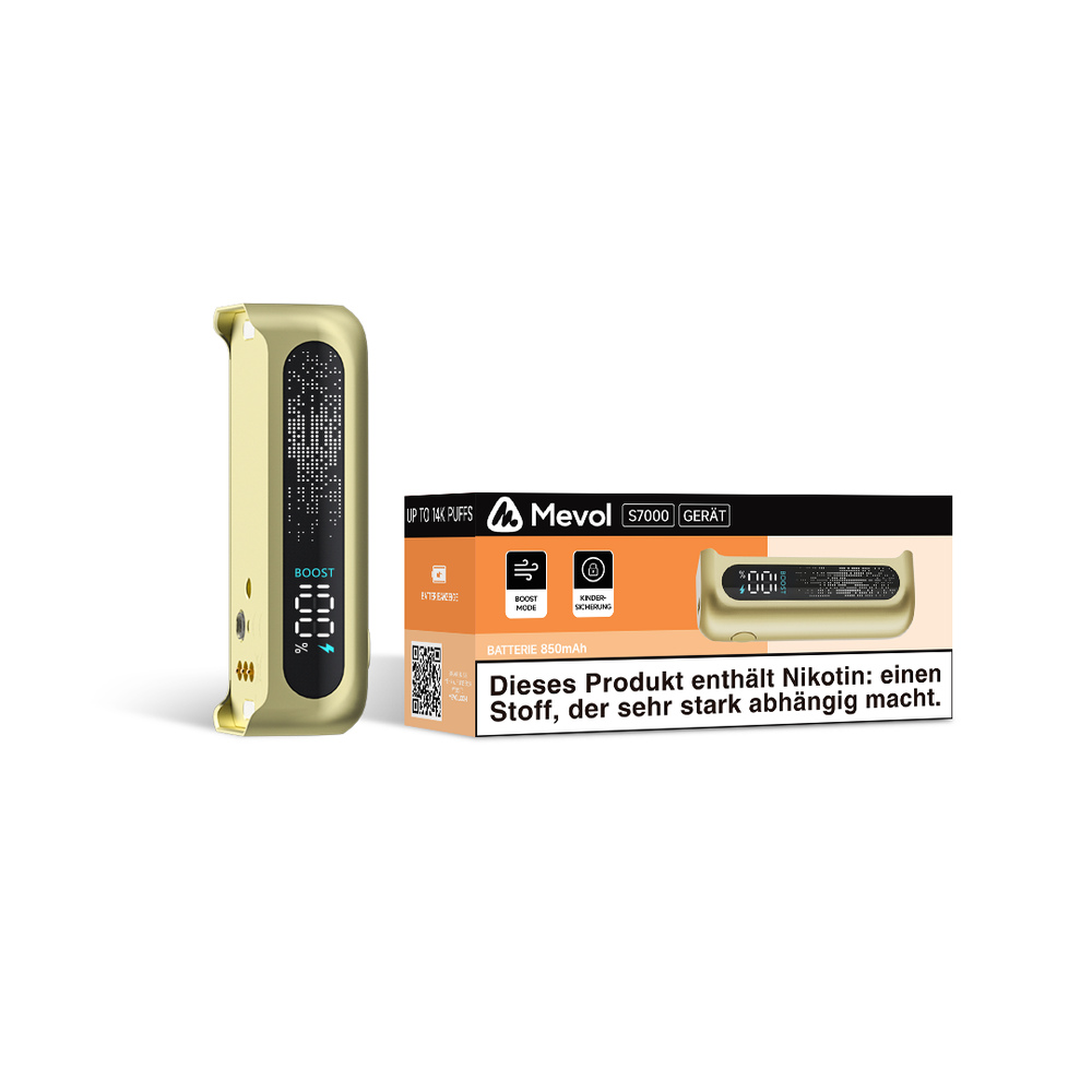Mevol S7000 Akkuträger - Gold
