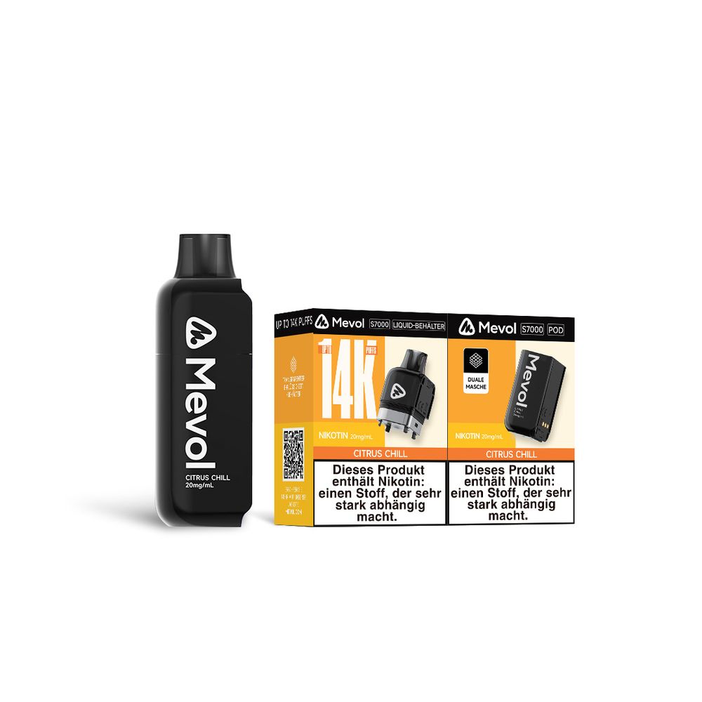 Mevol S7000 Pod - Citrus Chill