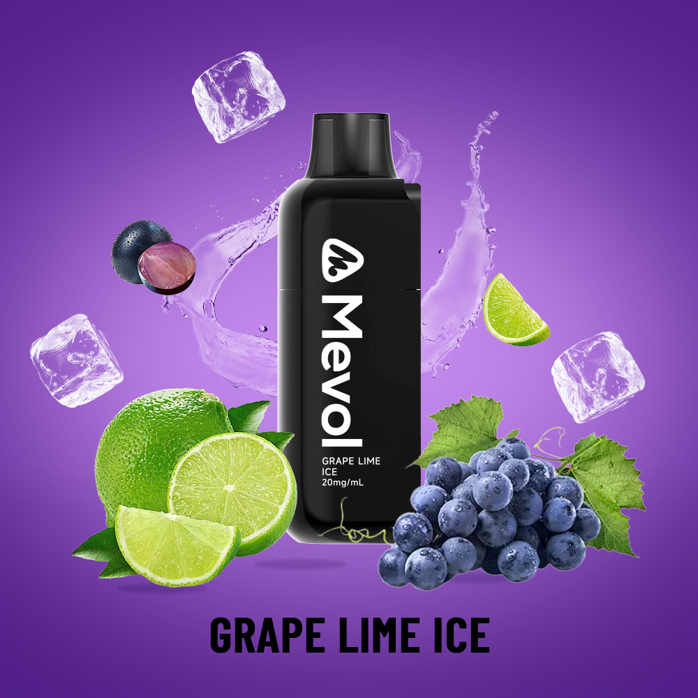 Mevol S7000 Pod - Grape Lime Ice