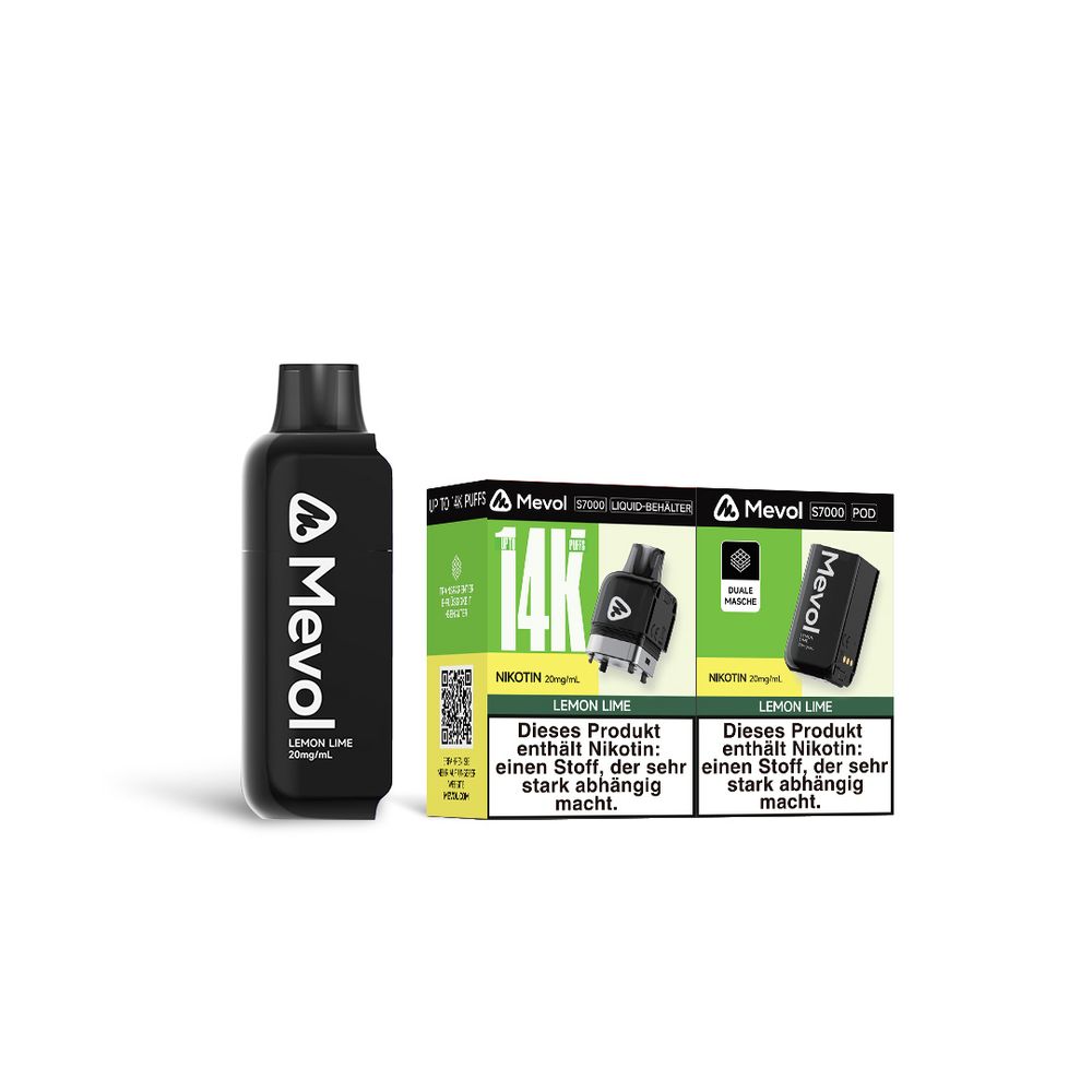 Mevol S7000 Pod - Lemon Lime