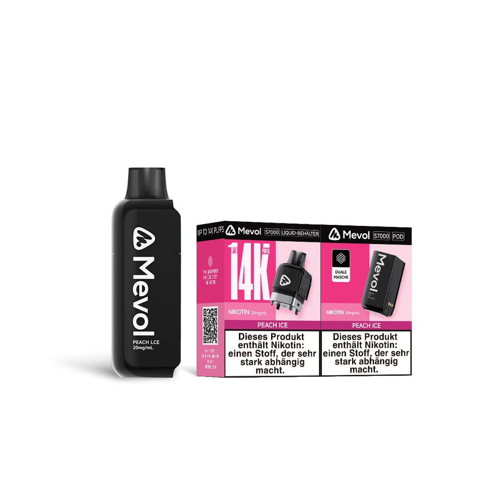 Mevol S7000 Pod - Peach Ice