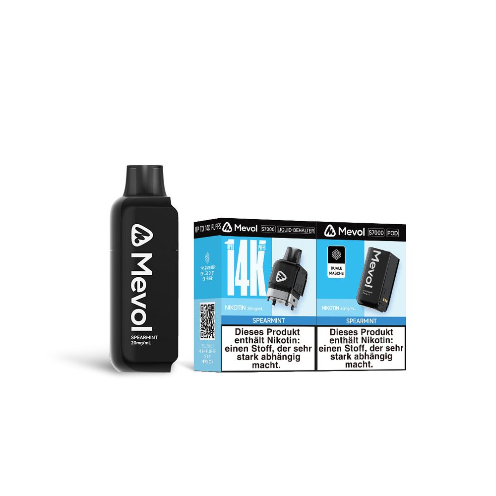 Mevol S7000 Pod - Spearmint