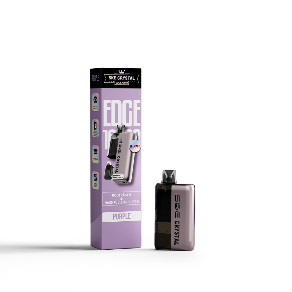 SKE Crystal Edge 10000 Akku + 2ml Leerpod - Purple