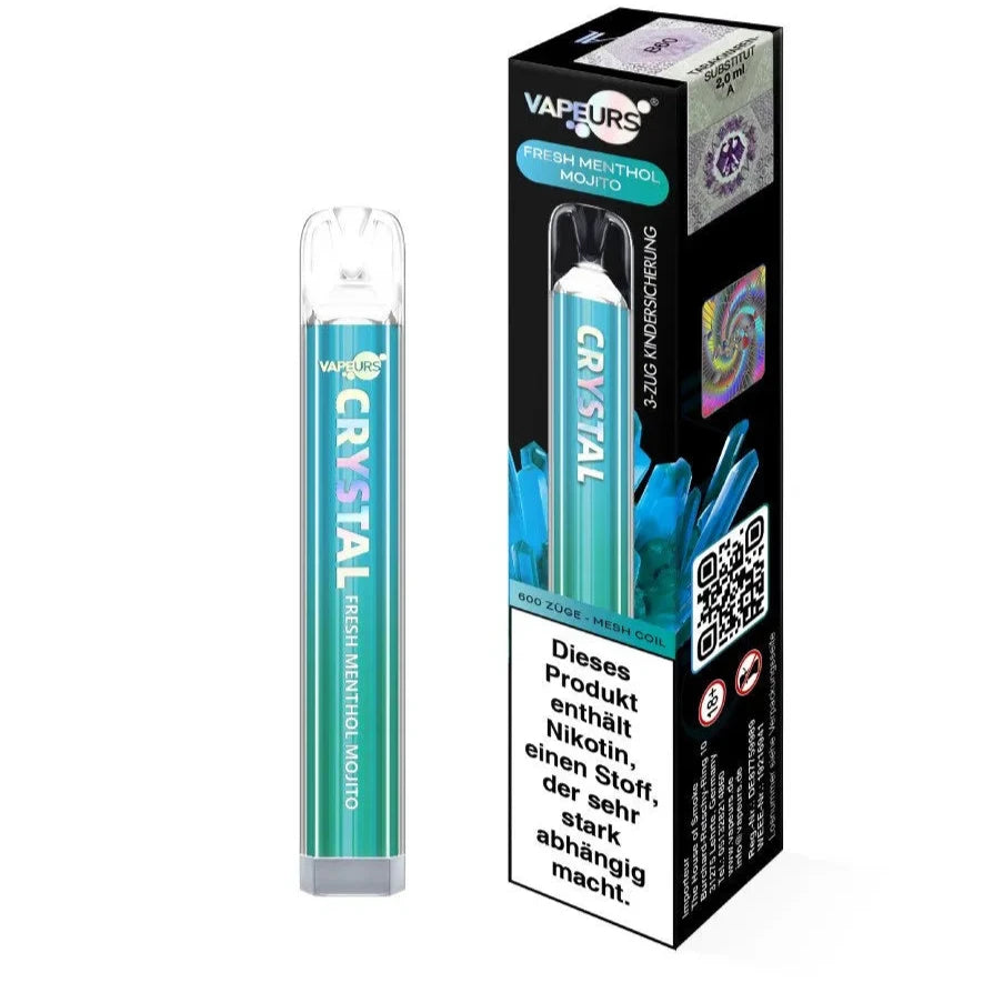 Vapeurs Crystal - Fresh Menthol Mojito