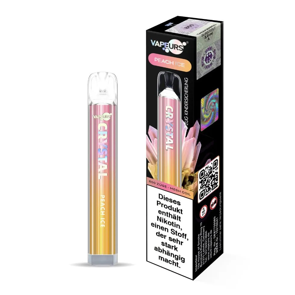 Vapeurs Crystal - Peach Ice