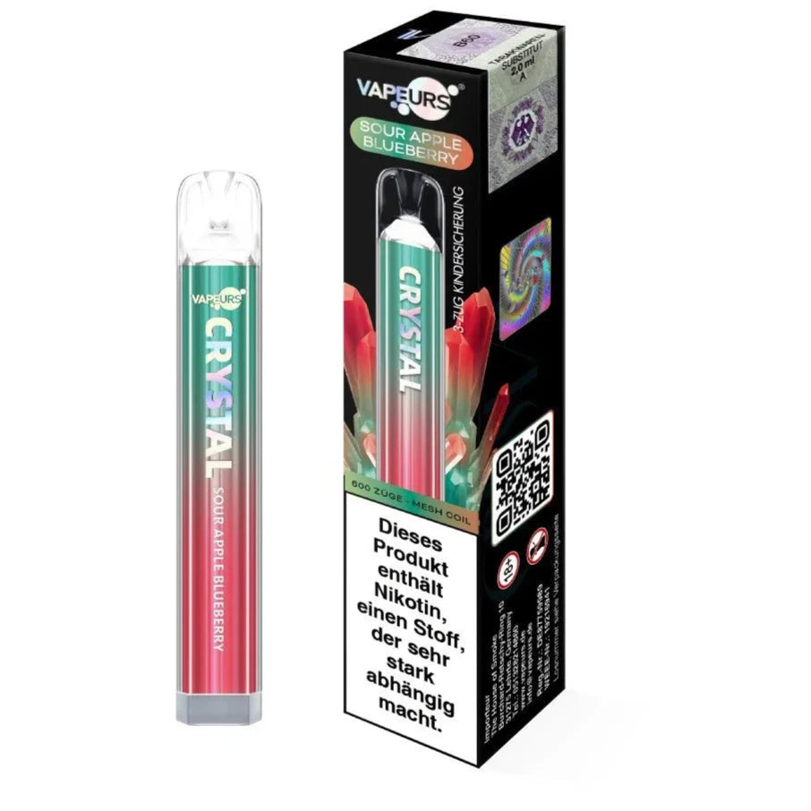 Vapeurs Crystal - Sour Apple Blueberry