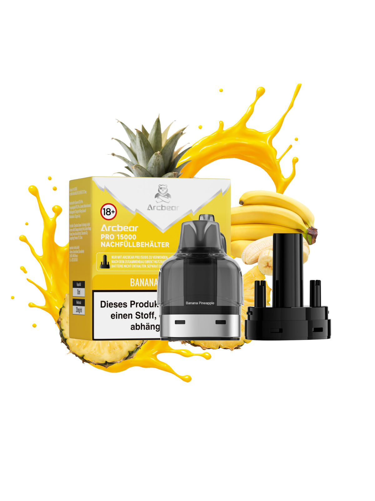 Arcbear Pro 15000 Pod Banana Pineapple Nachfüllset 0+10 ml