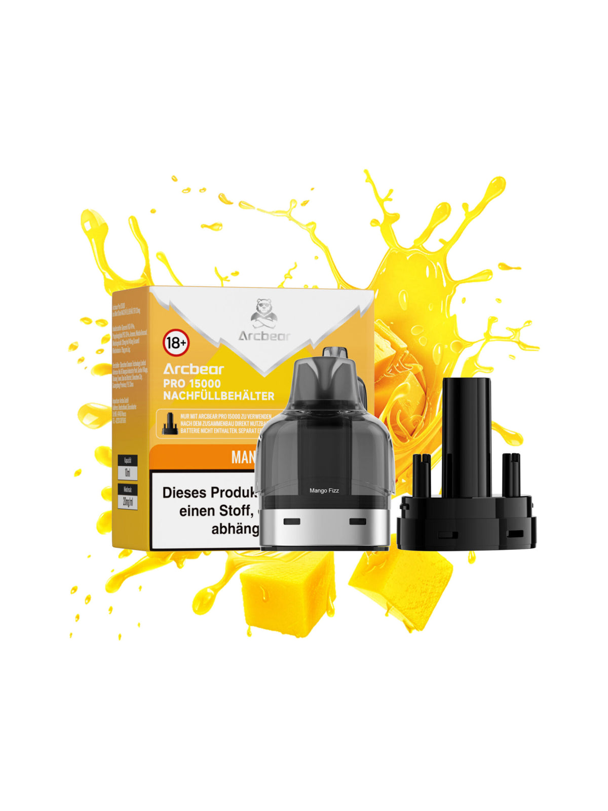 Arcbear Pro 15000 Pod Mango Fizz Nachfüllset 0+10 ml