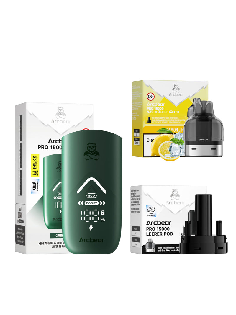 Arcbear Pro 15000 Starterset Lemon Line