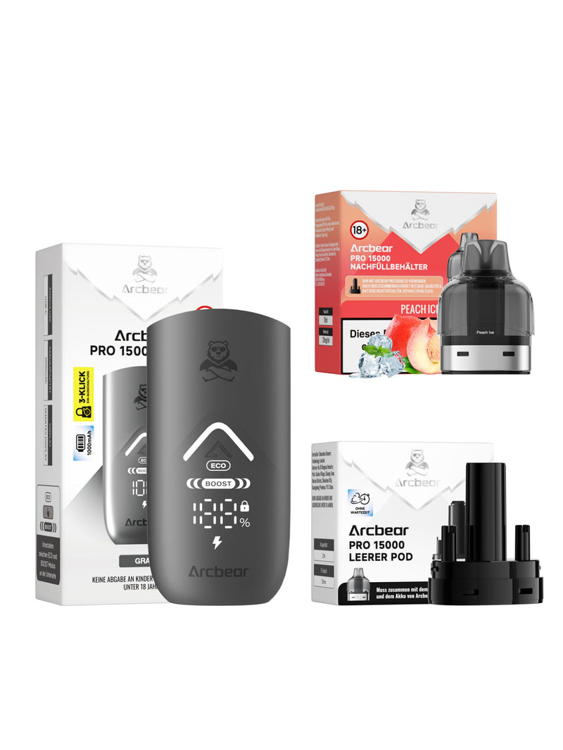Arcbear Pro 15000 Starterset Peach Ice