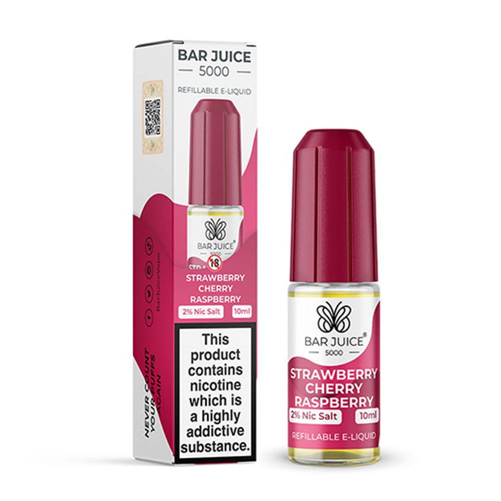Bar Juice 5000 Liquid Strawberry Cherry Raspberry