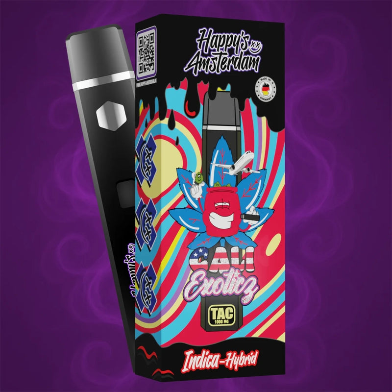 Cali Exoticz Einweg Vape mit exotischen Terpenen und 1000mg TAC