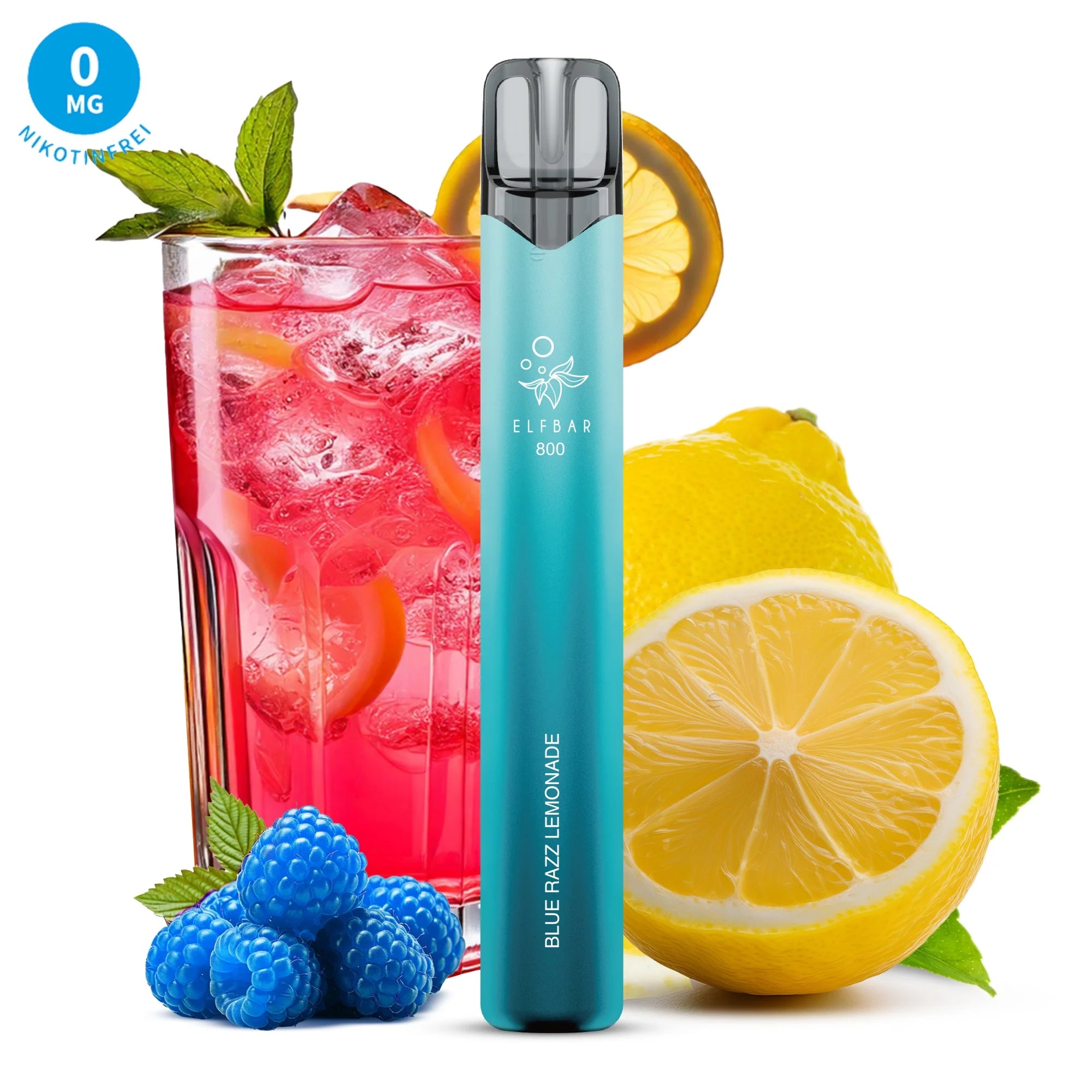 ELFBAR 800 Nikotinfrei - Blue Razz Lemonade