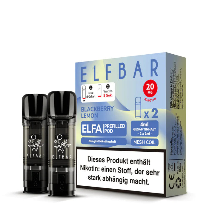 ELFBAR ELFA Pods 2Stk - Blackberry Lemon