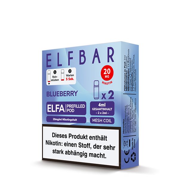 ELFBAR ELFA Pods 2Stk - Blueberry