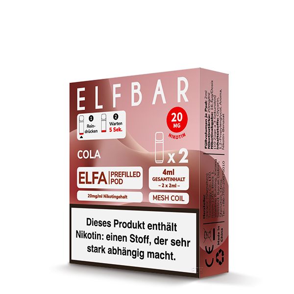 ELFBAR ELFA Pods 2Stk - Cola
