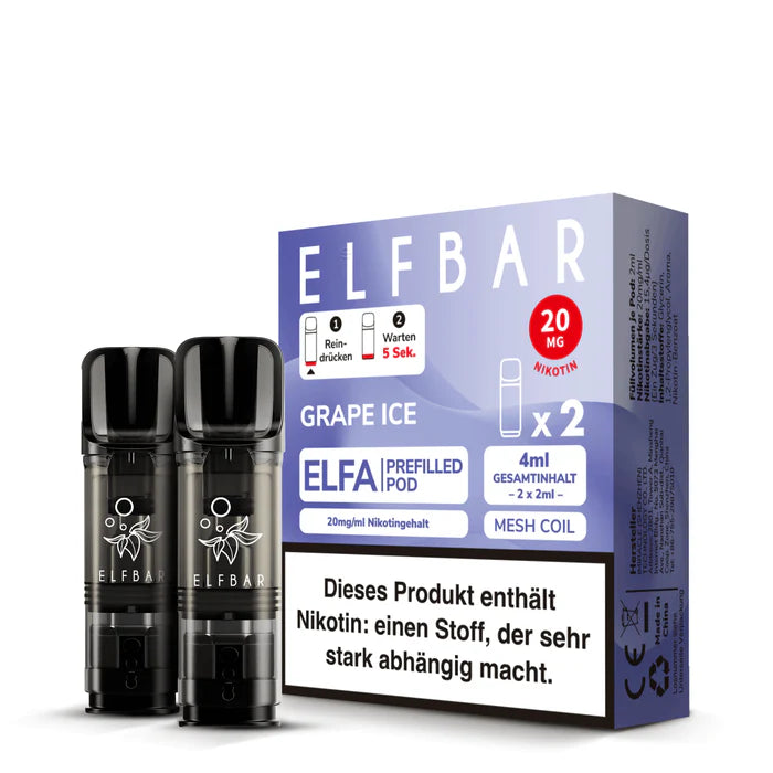 ELFBAR ELFA Pods 2Stk - Grape Ice