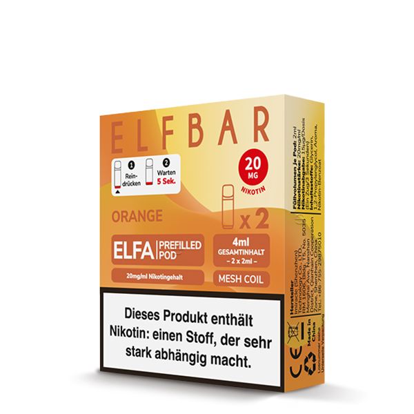 ELFBAR ELFA Pods 2Stk - Orange