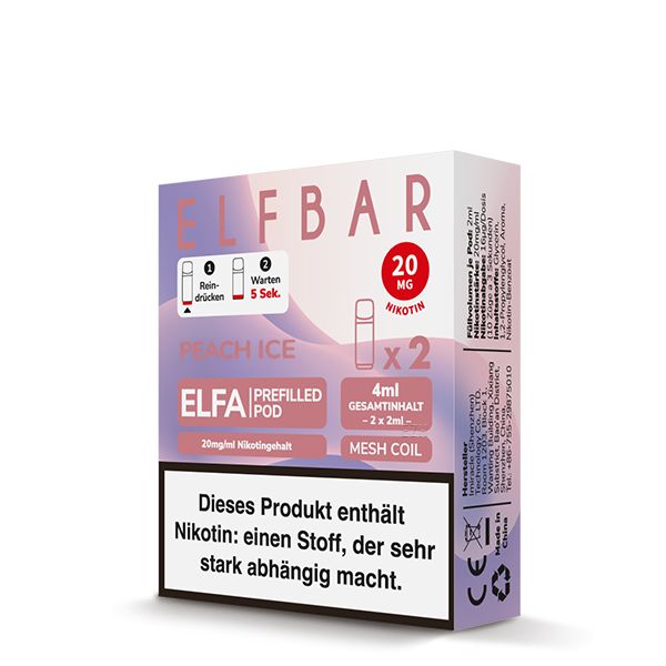 ELFBAR ELFA Pods 2Stk - Peach Ice
